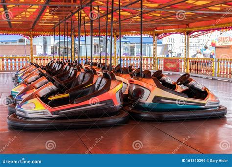 Bumper Cars Or Dodgems At A Funfair Or Amusement Park Editorial Stock Image Image Of Ride