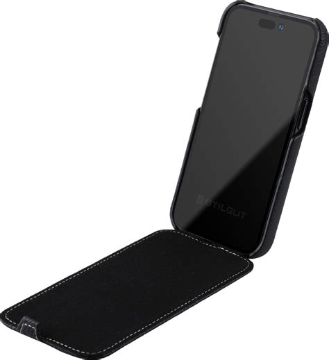 Iphone 14 Pro Vertical Flip Case Made Of Leather Stilgut Stilgut