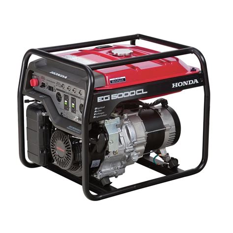 Honda 5000 Watt Gasoline Generator With Gx390 Ohv Commercial Engine And