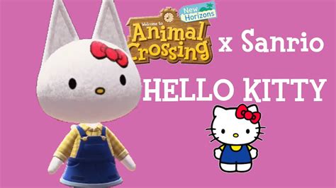 Hello Kitty In Animal Crossing New Horizons Youtube
