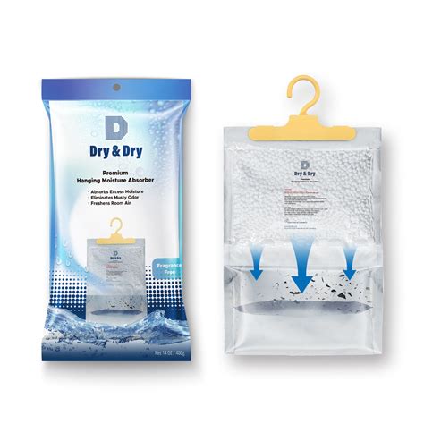 Dry And Dry 6 Packs Net 14 Ozpack Hanging Bag Moisture Absorber To