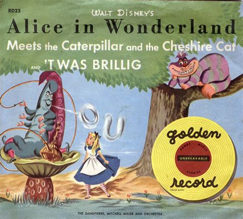 Vintage Disney Alice In Wonderland Little Golden Records