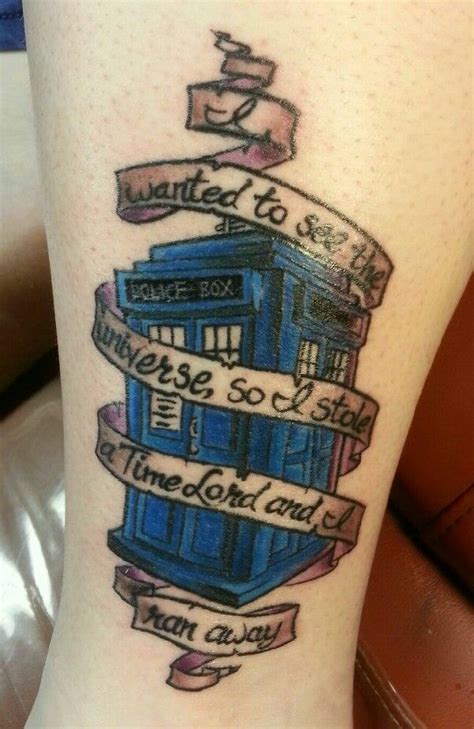 60 Wibbly Wobbly Doctor Who Tattoos Doctor Who Tattoos Tardis