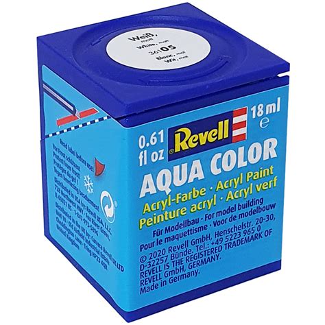Revell Aqua Color Solid Matt Acrylic Paint 18ml Choice Of Colour 36102
