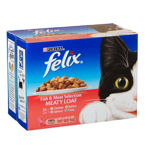 Check spelling or type a new query. Felix Cat Food - Meaty Loaf 12 x 100g | Cat Food, Pet Food