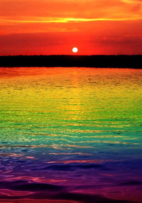 Rainbow Wowimage Rainbow Sunset Beautiful Nature Beautiful Sunset