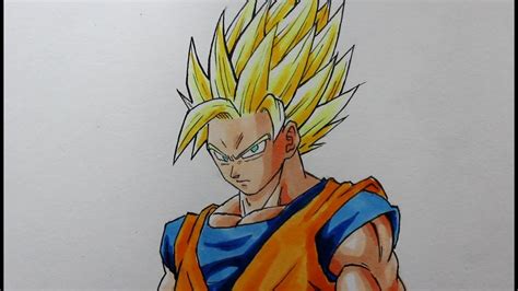 How to draw goku 14 steps with pictures wikihow. Wie zeichnet man Son Goku SSJ2 Dragonball Z Tutorial ...