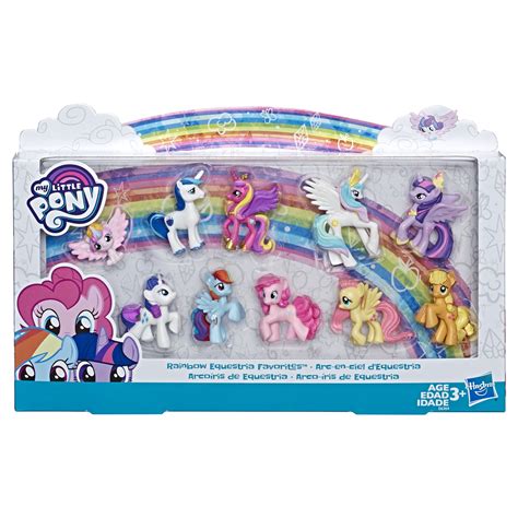 Buy My Little Pony Toy Rainbow Equestria Favorites Includes 10 Pony