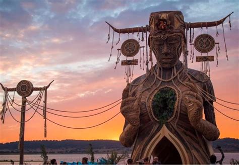 Enormous Sculptures Rooted In Nature Are Like Mystical Goddesses Of