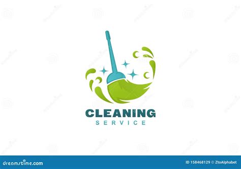 Cleaning Service Logo Stock Vector Illustration Of Hygiene 158468129