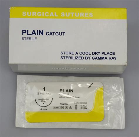 Disposable Medical Plain Chromic Catgut Sutures Buy Plain Catgut