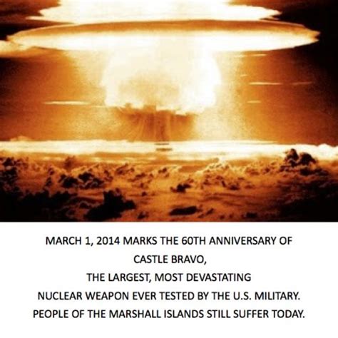 Castle Bravo Sixty Years Of Nuclear Pain