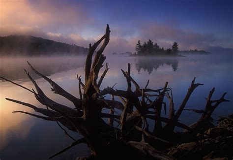 Island In The Fog Quabbin Reservoir Ma Patrick Zephyr Photography