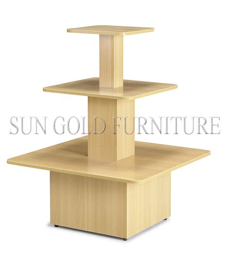 3 Tier Wooden Shop Retail Display Stand Sz Wdr002 China 3 Tier