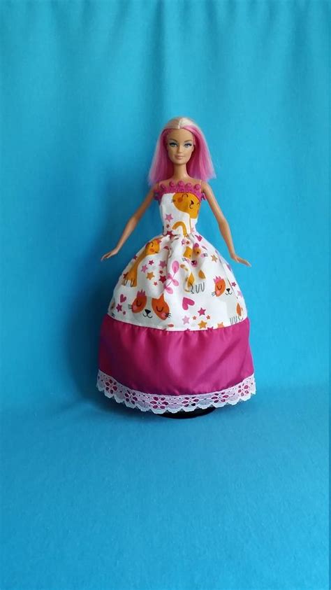 Barbie Ball Gown Dress Handmade Barbie Clothes Etsy