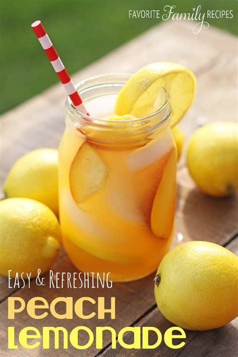 Easy Peach Lemonade No Lemon Squeezing Favorite