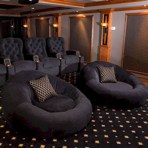 Nice Cinema Experience With Cool Home Theater Decor