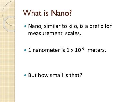 Ppt The World Of Nano Powerpoint Presentation Free Download Id