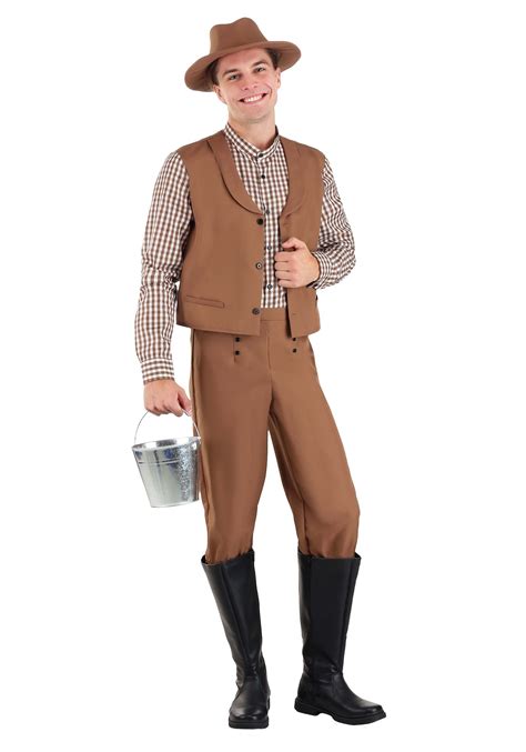 Western Pioneer Mens Costume