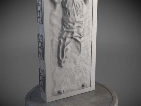 Star Wars Han Solo In Carbonite 3d Model Max Obj 3ds Fbx C4d Lwo Lw Lws