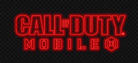 The resolution of this transparent background is 1600x1200 and size of 45 kb. HD Red Neon Call Of Duty Mobile COD Game Logo PNG | Citypng