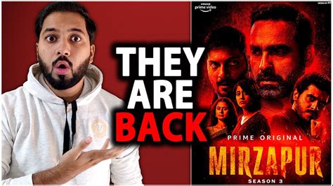 Mirzapur Season 3 Update Mirzapur Season 3 Release Date Mirzapur 3