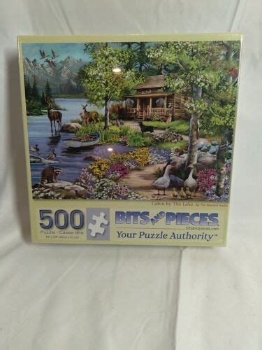 Bits And Pieces 500 Piece Puzzle Cabin By The Lake New Unopened