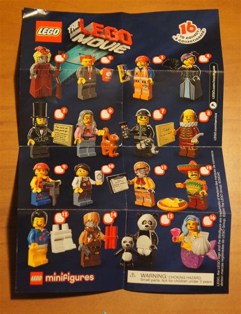Lego minifigures series 7 daredevil collectible figure stunt danger canyon jump. The LEGO Movie MINIFIGURE Series INSTRUCTION CHECKLIST ...