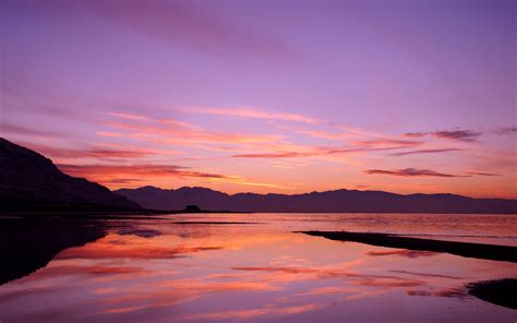Wallpaper Sunlight Landscape Sunset Sea Bay Lake Nature