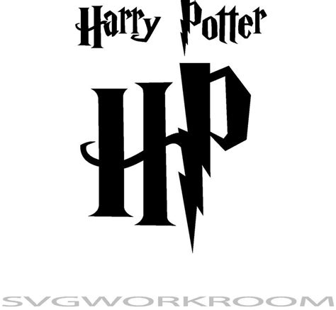 Printable Harry Potter Hp Logo / Harry Potter - HP Initials - Vinyl Car
