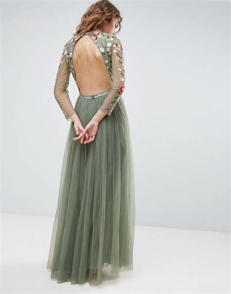 Shop exclusive offers on french connection long dresses. Needle & Thread Needle And Thread Long Sleeve Embroidered ...