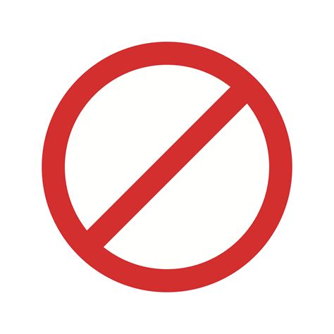 No Symbol Vector Art Icons And Graphics For Free Download