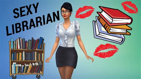 The Sims 4 Sexy Librarian Create A Sim Youtube