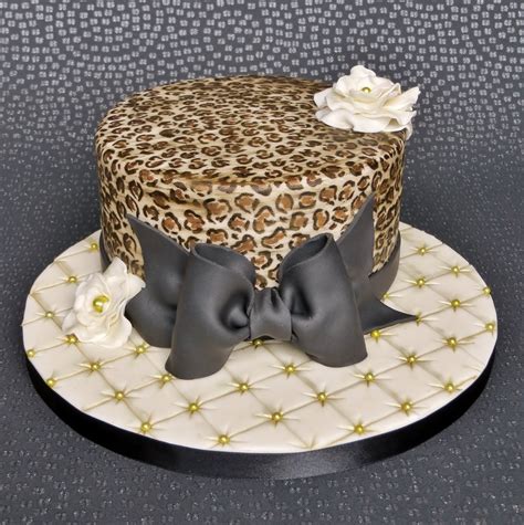 Leopard Print Birthday Cake Ideas Zebra Cakes Decoration Ideas