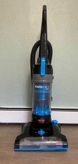 Bissell Powerforce Helix 2191 Blue Upright Vacuum Cleaner For Sale
