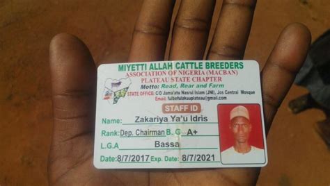 Controversy As Miyetti Allahs Deputy Chairmans Id Card Found At Scene