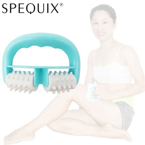 Manual Massage Roller 2 Wheels Muscle Massage Roller Cellulite Rollers Fascia Blaster For Legs