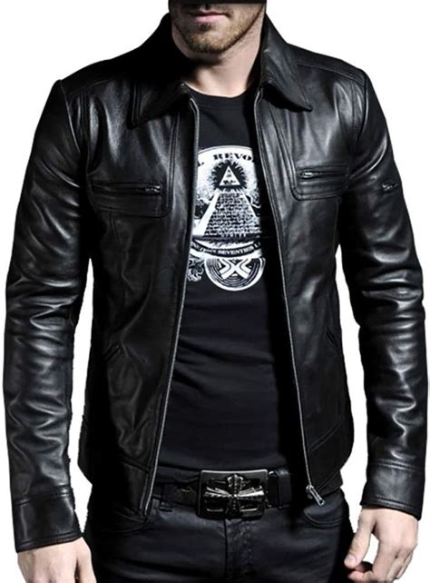 Laverapelle Mens Genuine Lambskin Leather Jacket Black 2xl