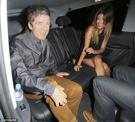 Noel Gallagher And Wife Sara Macdonald Giggle As They Enjoy Date Night Out Daily Mail Online