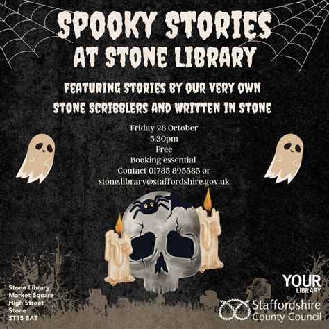 Spooky Stories At Stone Library Visit Stafford