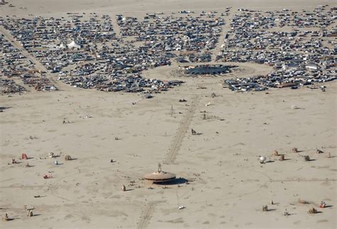 Burning Man Aerial Photos Business Insider