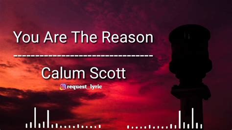We did not find results for: Lirik lagu || you are the reason - Calum Scott - YouTube