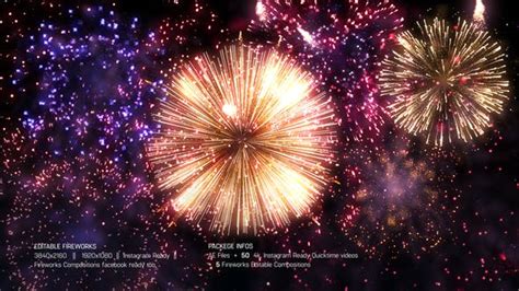 Download Editable Fireworks Template Free Videohive After Effects