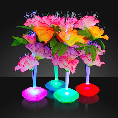 Led Fiber Optic Flower Centerpiece