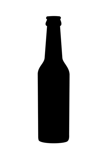 Beer Bottle Clipart Black And White Clipart Best