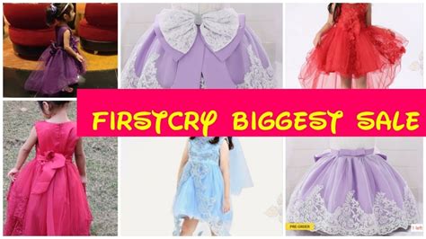 Biggest Sale Firstcry Partywear Birthday Frocks Indian Girl Hunar