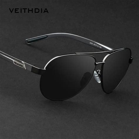 fuzweb veithdia 2605 polarized sunglasses for driving car men uv400 male famous men s uv400