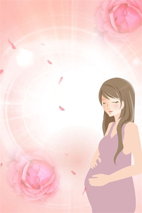 Pregnant Woman Cosmetics Poster Background Material Pregnant Women Cosmetics Poster Psd Layered
