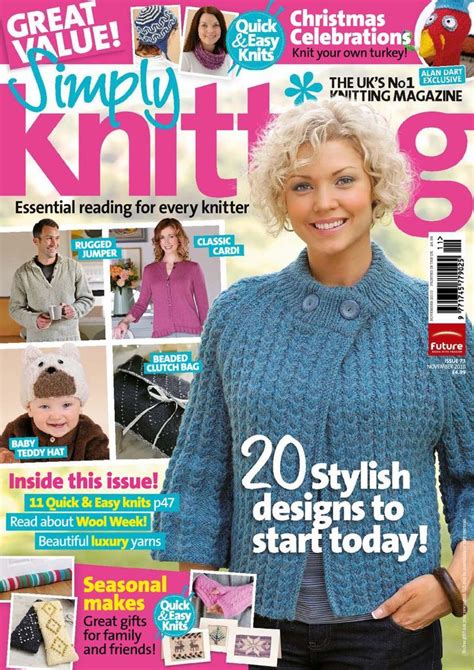 Simply Knitting Back Issue November 2010 Digital In 2021 Simply