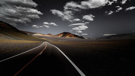 1920x1080 Dark Road Clouds Over Landscape View Front Laptop Full Hd 1080p Hd 4k Wallpapers